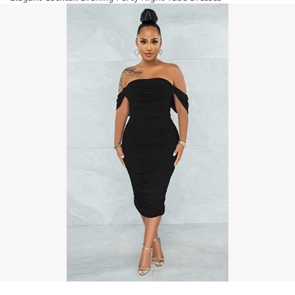 Amazon over the shoulder dress